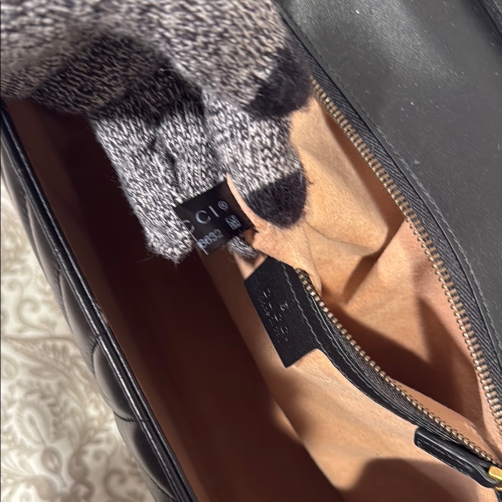 RARE GUCCI QUEEN MARGARET BAMBOO TOP HANDLE BAG - Picture 12 of 16